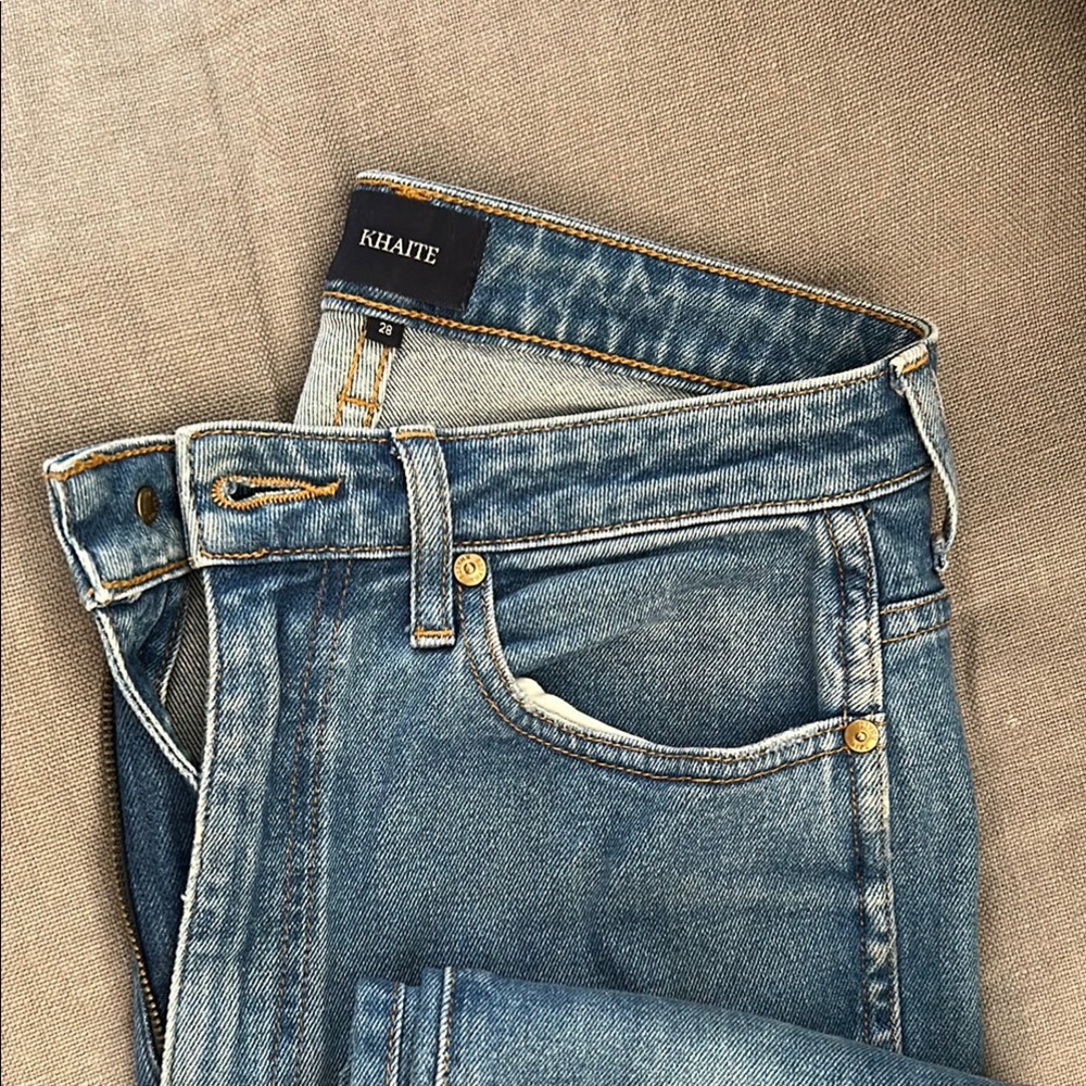 Khaite Men's Blue Denim Jeans
